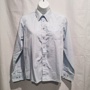 Collared Blouse with Chest Pocket Size SM EUC #191